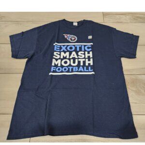 Vtg NWOT Tennessee Titans Tshirt Men's XL NFL Exotic Smash Mouth Football